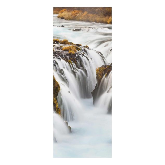 quadro da natureza Brúarfoss Waterfall In Iceland