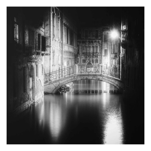 Quadros preto e branco Bridge Venice