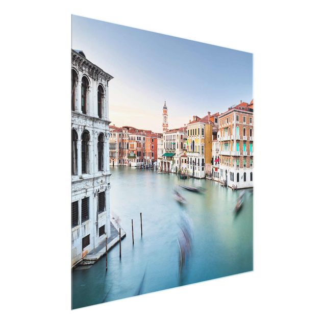 quadros modernos para quarto de casal Grand Canal View From The Rialto Bridge Venice