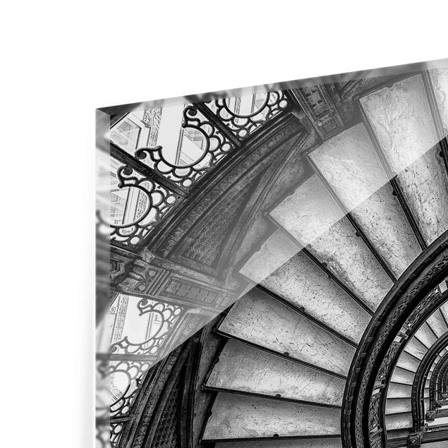 quadro de vidro Chicago Staircase