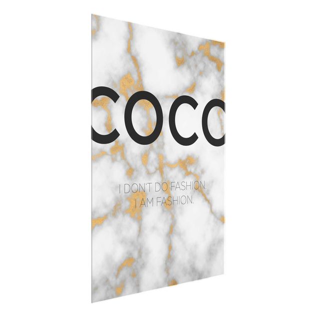 quadros decorativos para sala modernos Coco - I Dont Do Fashion