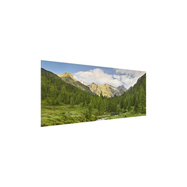 Quadros montanhas Debanttal Hohe Tauern National Park