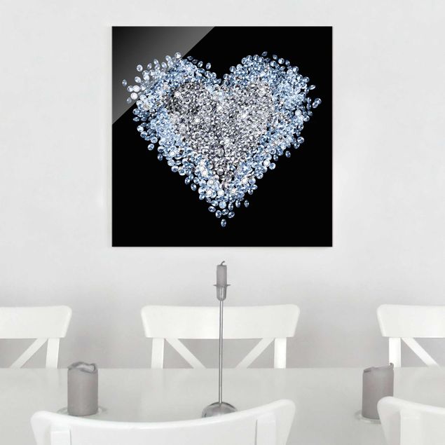 Quadros românticos Diamond Heart
