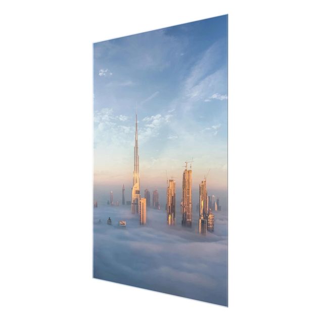 quadro azul Dubai Above The Clouds