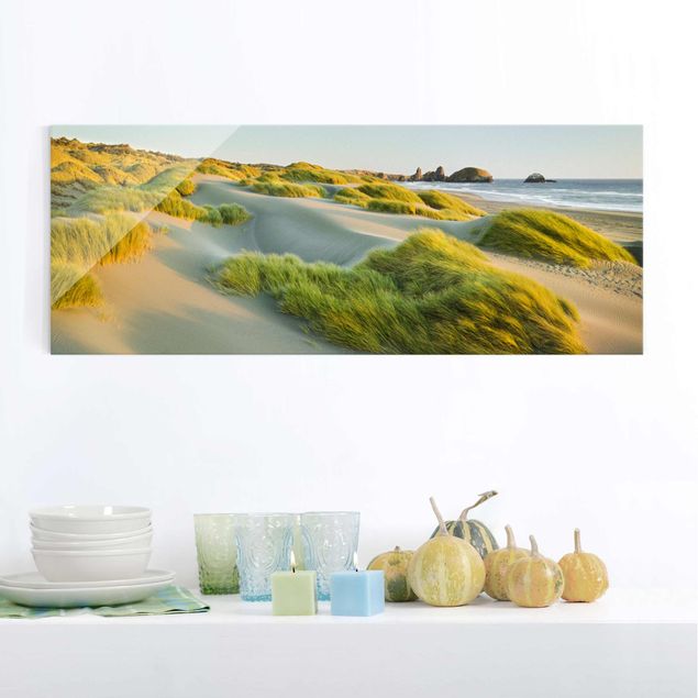 decoraçoes cozinha Dunes And Grasses At The Sea