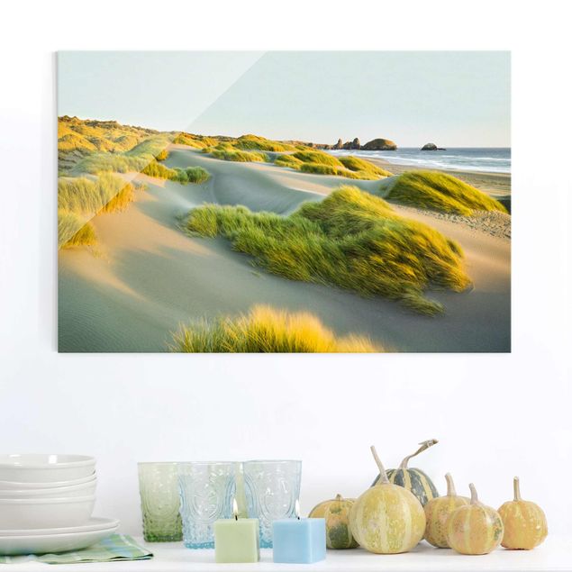 decoraçoes cozinha Dunes And Grasses At The Sea