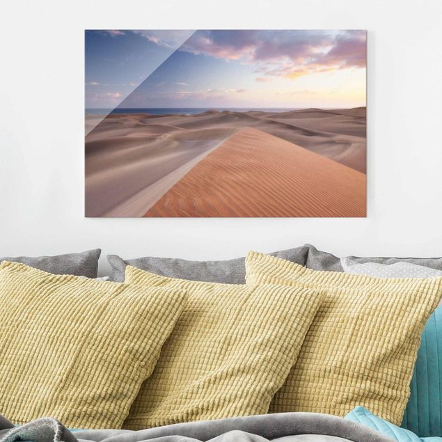 Quadros em vidro dunas View Of Dunes