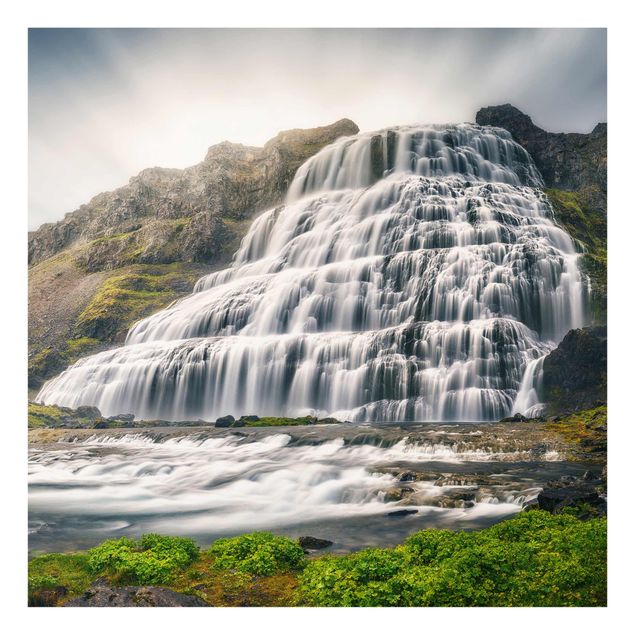 quadro da natureza Dynjandi Waterfall