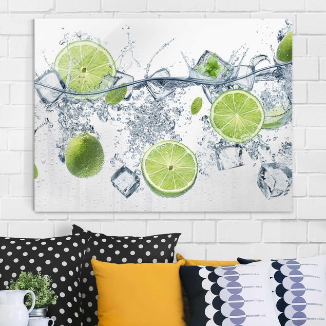 quadros decorativos para sala modernos Refreshing Lime