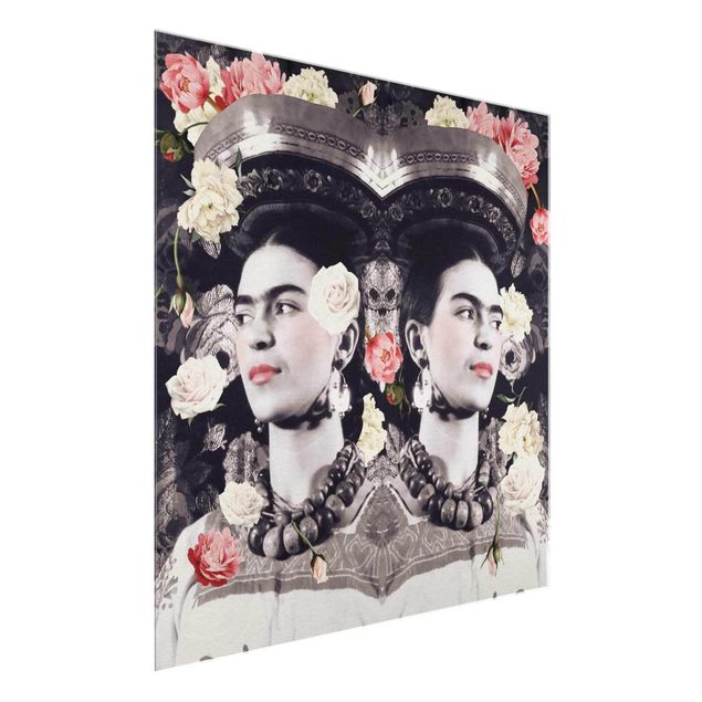 quadros flores Frida Kahlo - Flower Flood