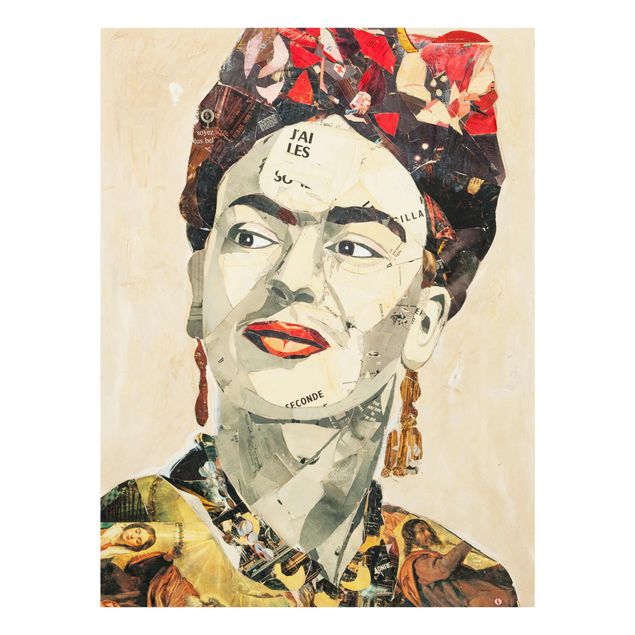 Quadros famosos Frida Kahlo - Collage No.2