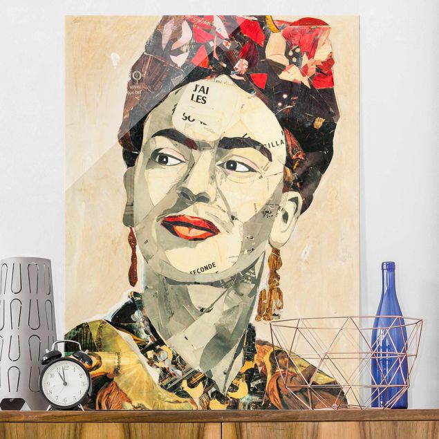 Quadros decorativos Frida Kahlo - Collage No.2