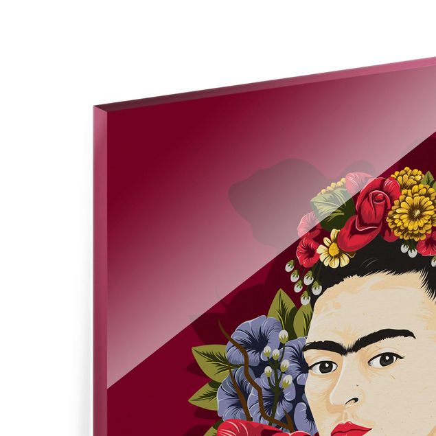 Quadros decorativos Frida Kahlo - Roses