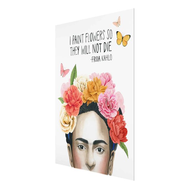decoração quadros Frida's Thoughts - Flowers