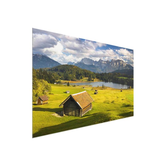 quadros de paisagens Geroldsee Lake Upper Bavaria