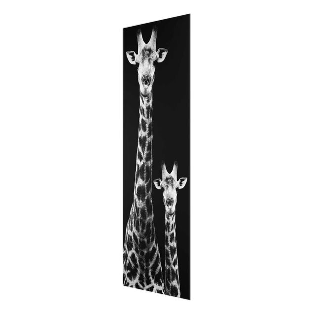Quadros preto e branco Giraffe Duo black & white