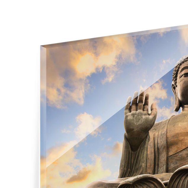 Quadros em vidro Big Buddha