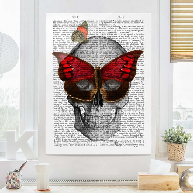 decoraçao cozinha Scary Reading - Butterfly Mask