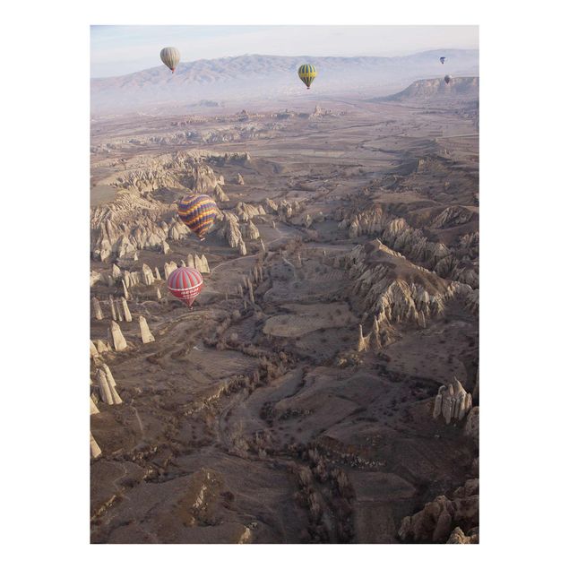 quadros decorativos para sala modernos Hot Air Balloons Over Anatolia