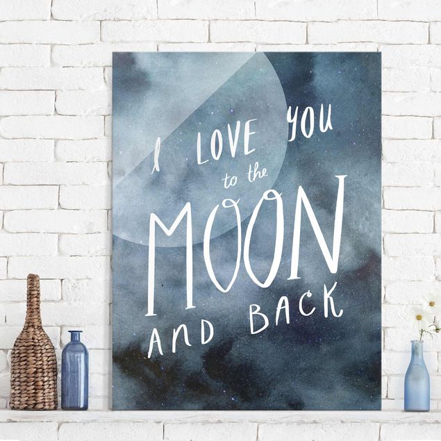 decoraçao para parede de cozinha Heavenly Love - Moon