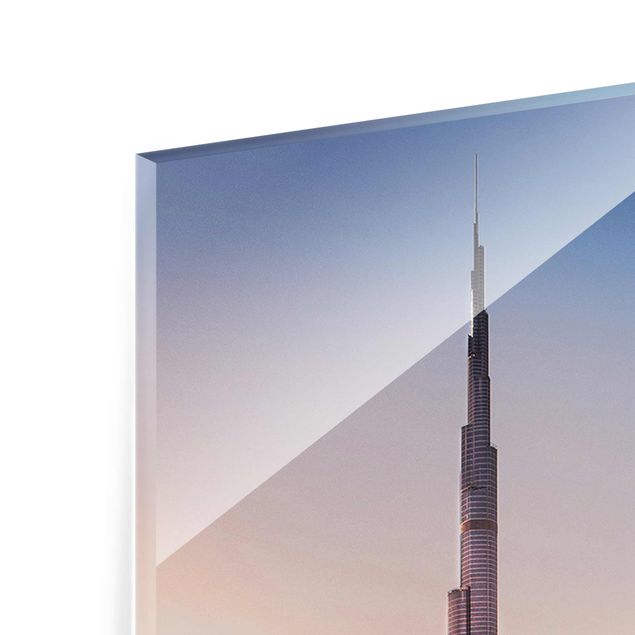 quadro de vidro Heavenly Dubai Skyline