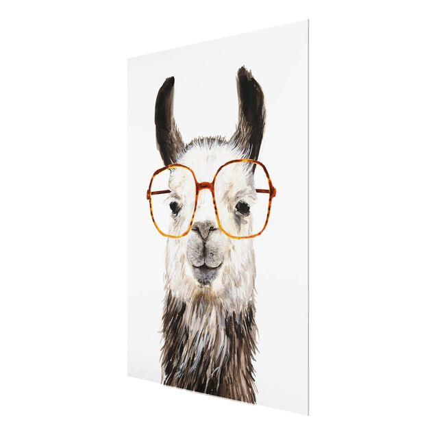 quadros para parede Hip Lama With Glasses IV