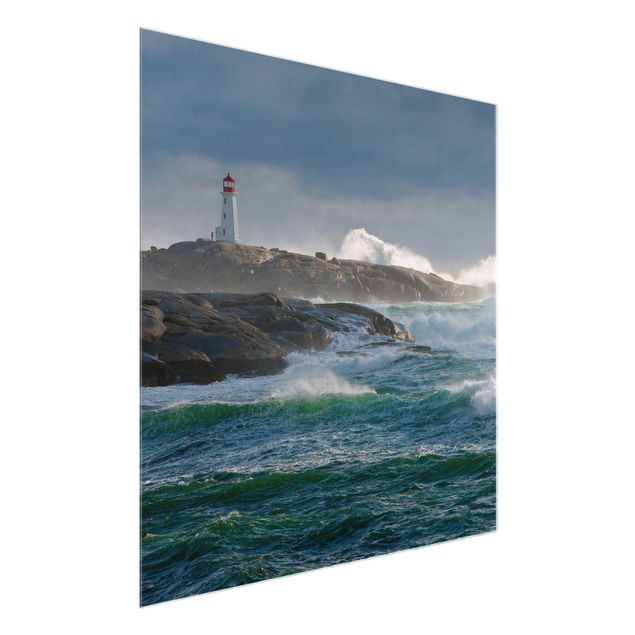 quadro decorativo mar In The Protection Of The Lighthouse