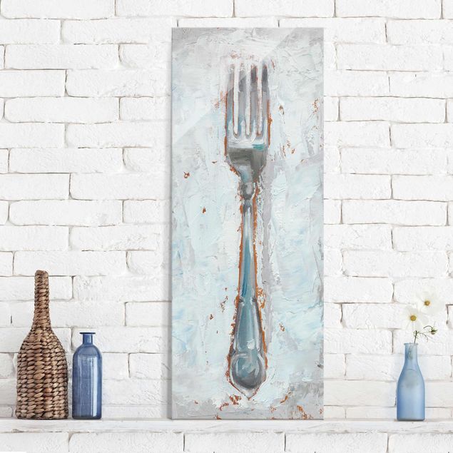 decoraçao para parede de cozinha Impressionistic Cutlery - Fork
