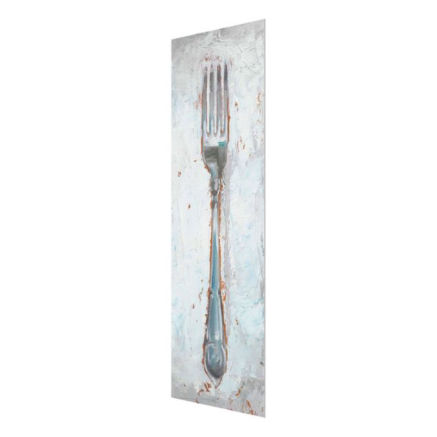 Quadros em vidro Impressionistic Cutlery - Fork