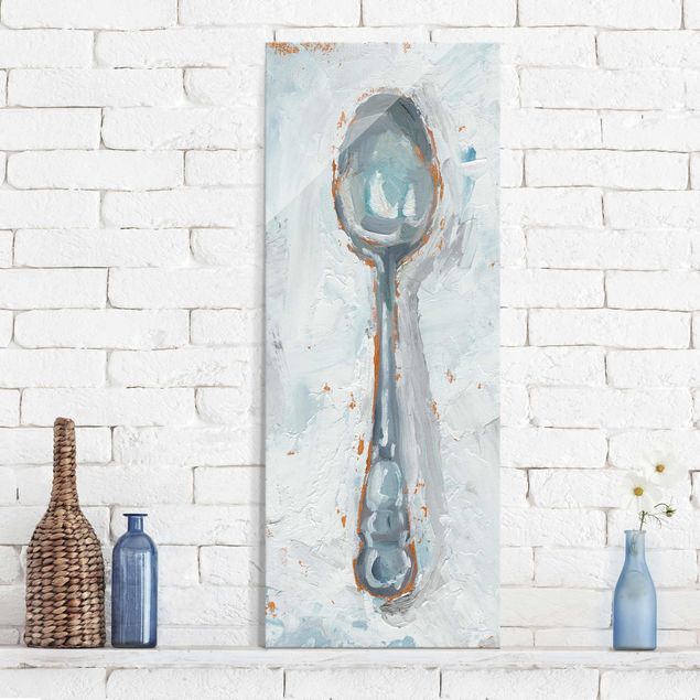 quadros decorativos para sala modernos Impressionistic Cutlery - Spoon
