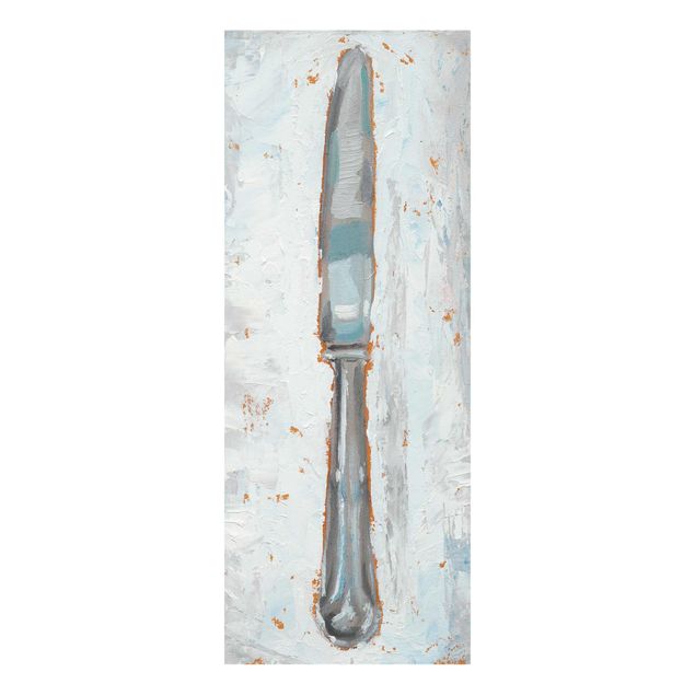 quadro em vidro Impressionistic Cutlery - Knife