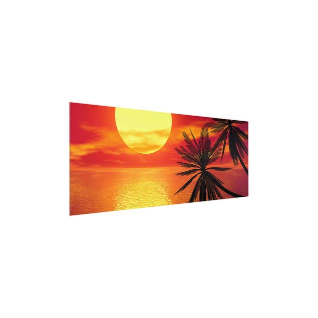quadro com paisagens Caribbean sunset