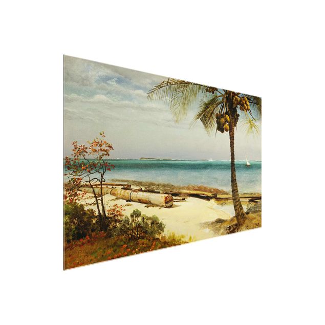 quadros de paisagens Albert Bierstadt - Tropical Coast