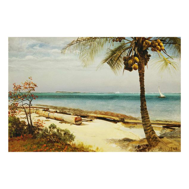 quadro de praia Albert Bierstadt - Tropical Coast