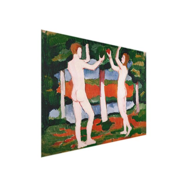 Quadros famosos August Macke - Adam And Eve
