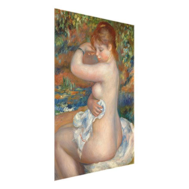 Quadros em vidro atos e eróticos Auguste Renoir - After the Bath