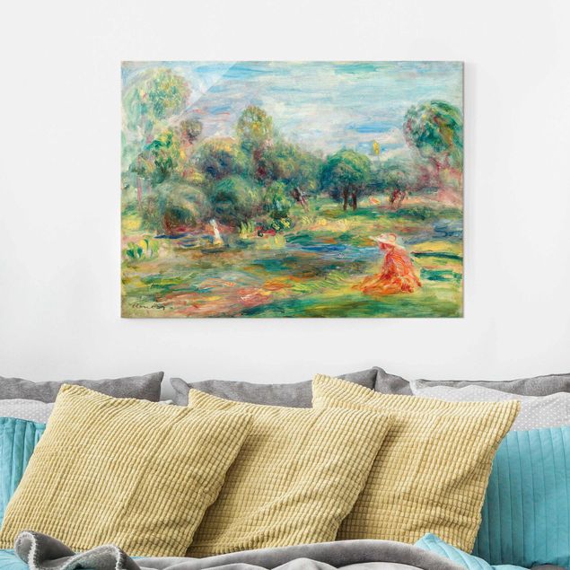 Quadros movimento artístico Impressionismo Auguste Renoir - Landscape At Cagnes