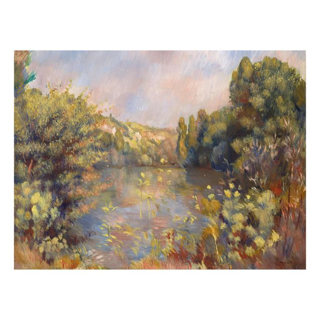 Quadros em vidro paisagens Auguste Renoir - Landscape With Figures