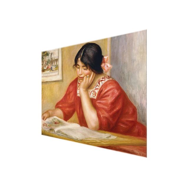 quadros modernos para quarto de casal Auguste Renoir - Leontine Reading