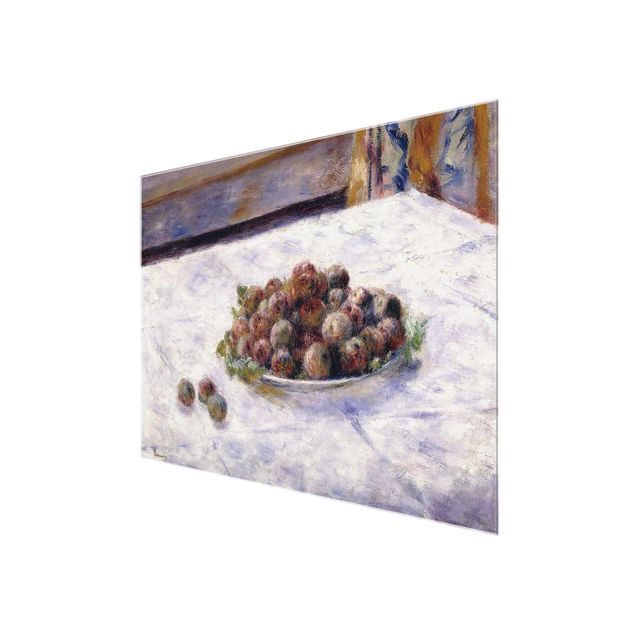 Quadros modernos Auguste Renoir - Still Life, A Plate Of Plums