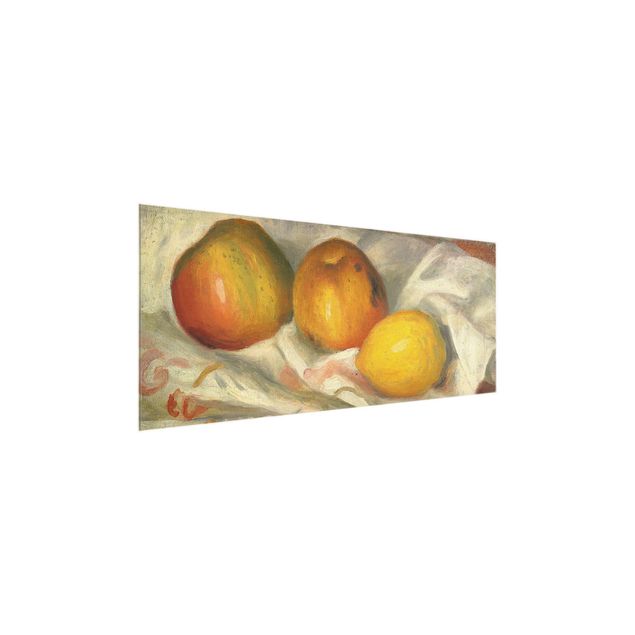 Quadros famosos Auguste Renoir - Two Apples And A Lemon