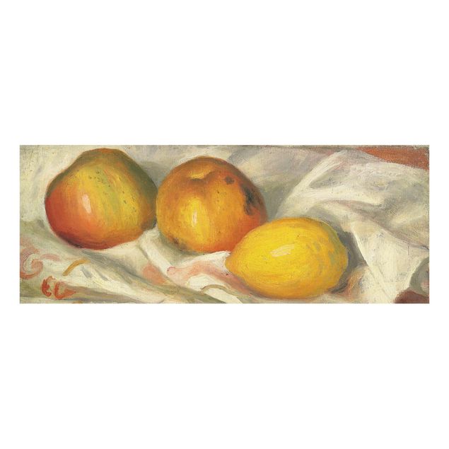 quadros modernos para quarto de casal Auguste Renoir - Two Apples And A Lemon