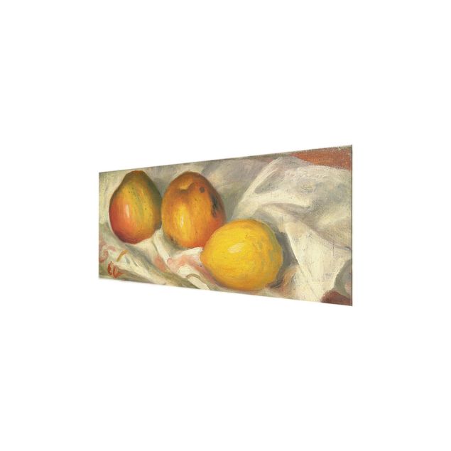 Quadros em amarelo Auguste Renoir - Two Apples And A Lemon