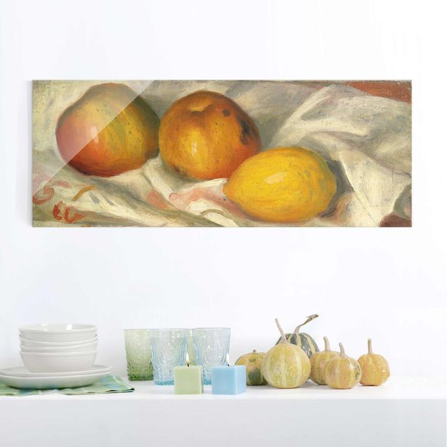 decoraçao para parede de cozinha Auguste Renoir - Two Apples And A Lemon