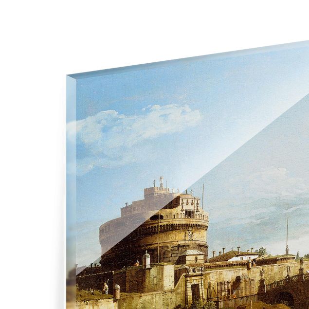 Quadros cidades Bernardo Bellotto - View of Rome looking West
