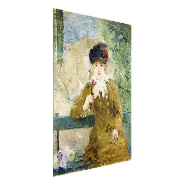 Quadros retratos Berthe Morisot - Lady with Parasol