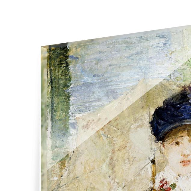 quadro em vidro Berthe Morisot - Lady with Parasol