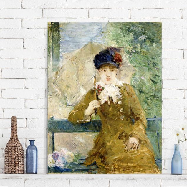 decoraçao cozinha Berthe Morisot - Lady with Parasol