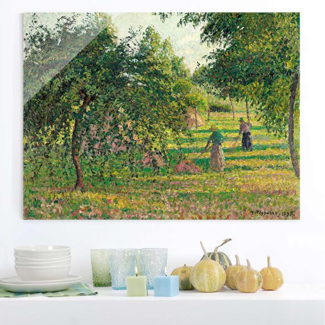decoraçao cozinha Camille Pissarro - Apple Trees And Tedders, Eragny