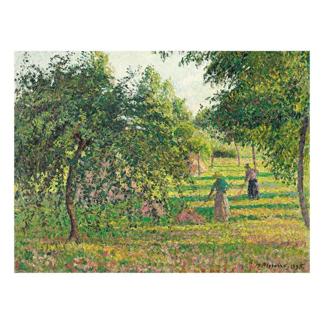 Quadros movimento artístico Pós-impressionismo Camille Pissarro - Apple Trees And Tedders, Eragny